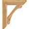 Ekena Millwork Legacy Slat Rough Sawn Bracket w/ Offset Brace, Western Red Cedar, 8"W x 32"D x 38"H BKT0806X32X38LEC06RWR - alternate 3